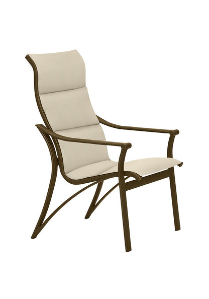 Corsica Padded Sling High Back Dining Chair