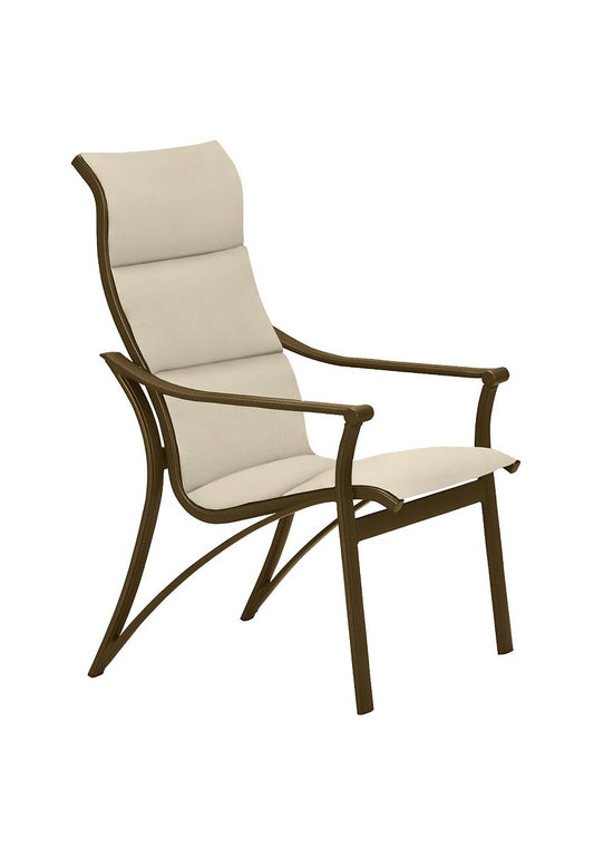 Corsica Padded Sling High Back Dining Chair