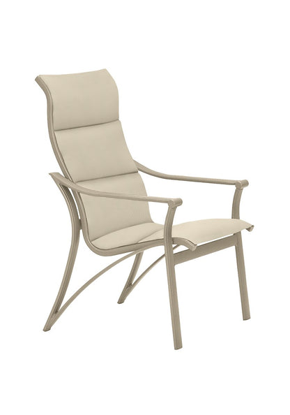 Corsica Padded Sling High Back Dining Chair
