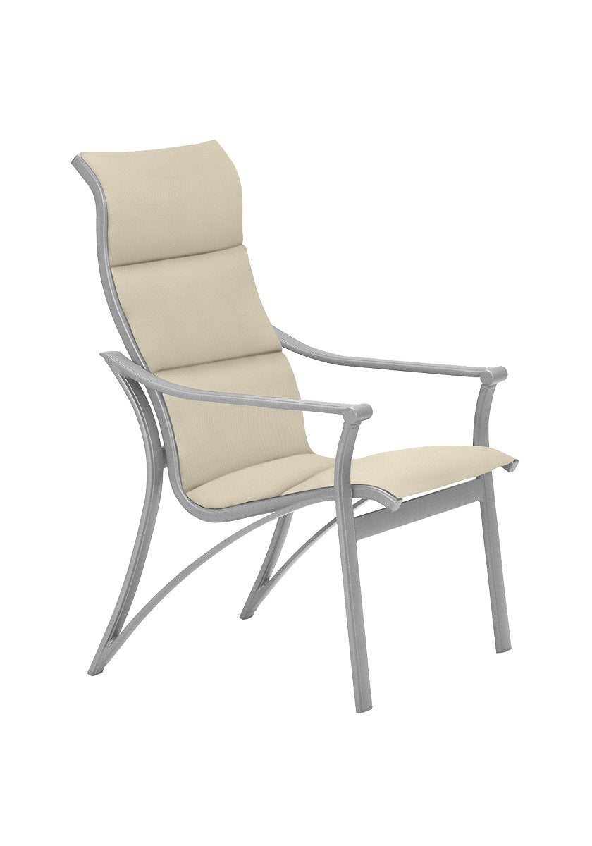 Corsica Padded Sling High Back Dining Chair