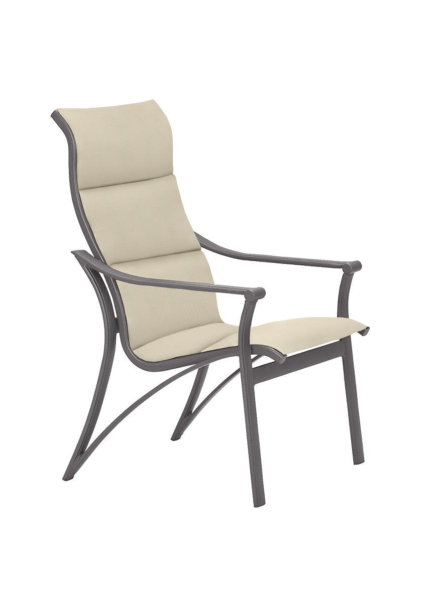 Corsica Padded Sling High Back Dining Chair