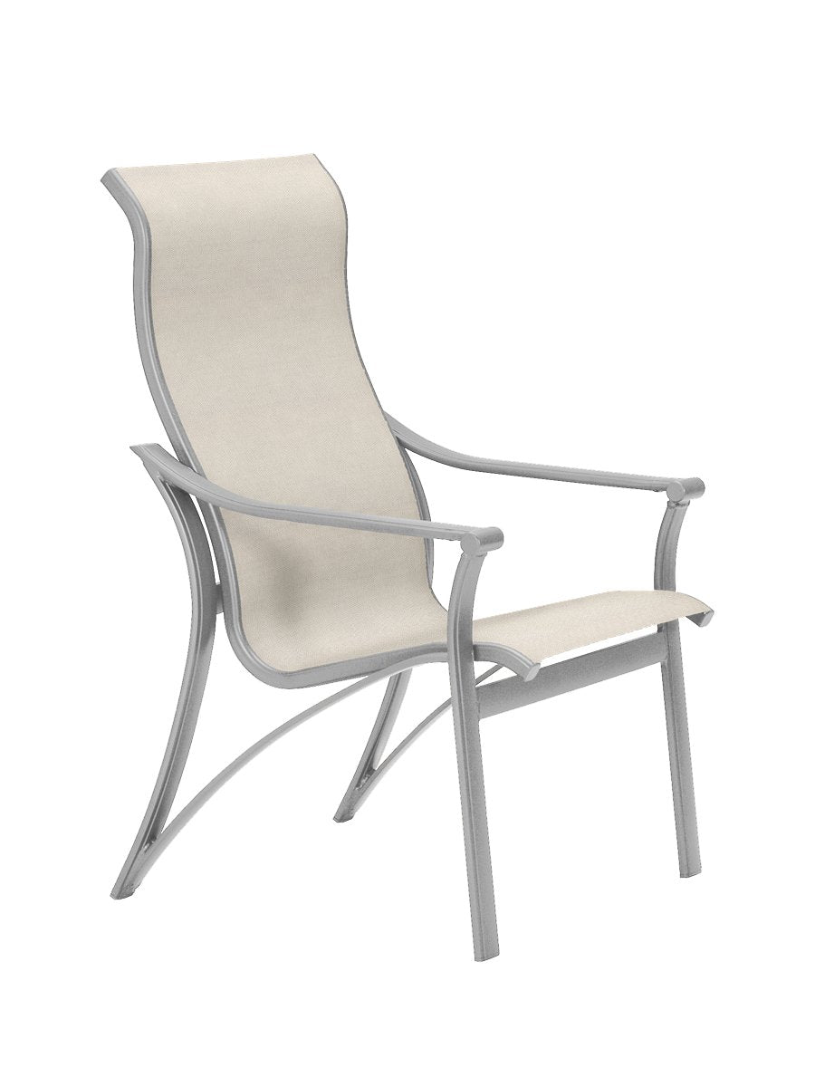 Corsica Sling High Back Dining Chair