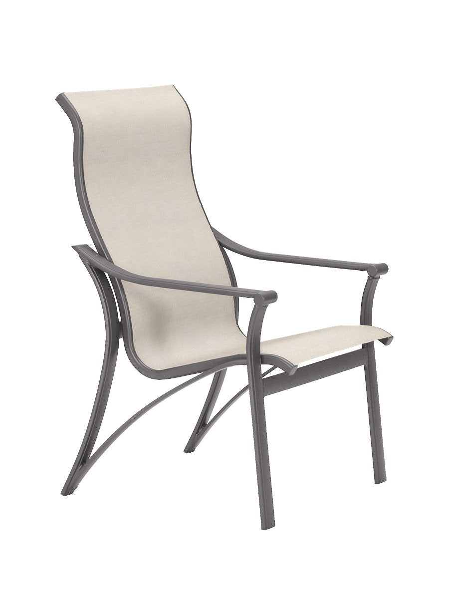 Corsica Sling High Back Dining Chair