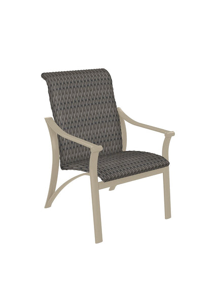 Corsica Weathered Gray Weave Woven Dining Chair
