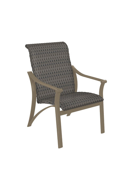 Corsica Weathered Gray Weave Woven Dining Chair