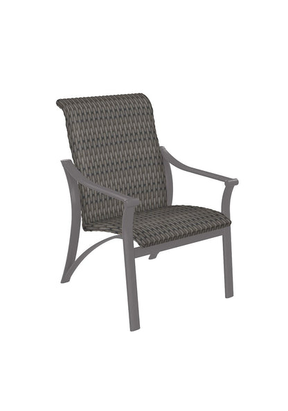 Corsica Weathered Gray Weave Woven Dining Chair