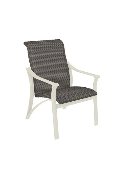 Corsica Weathered Gray Weave Woven Dining Chair