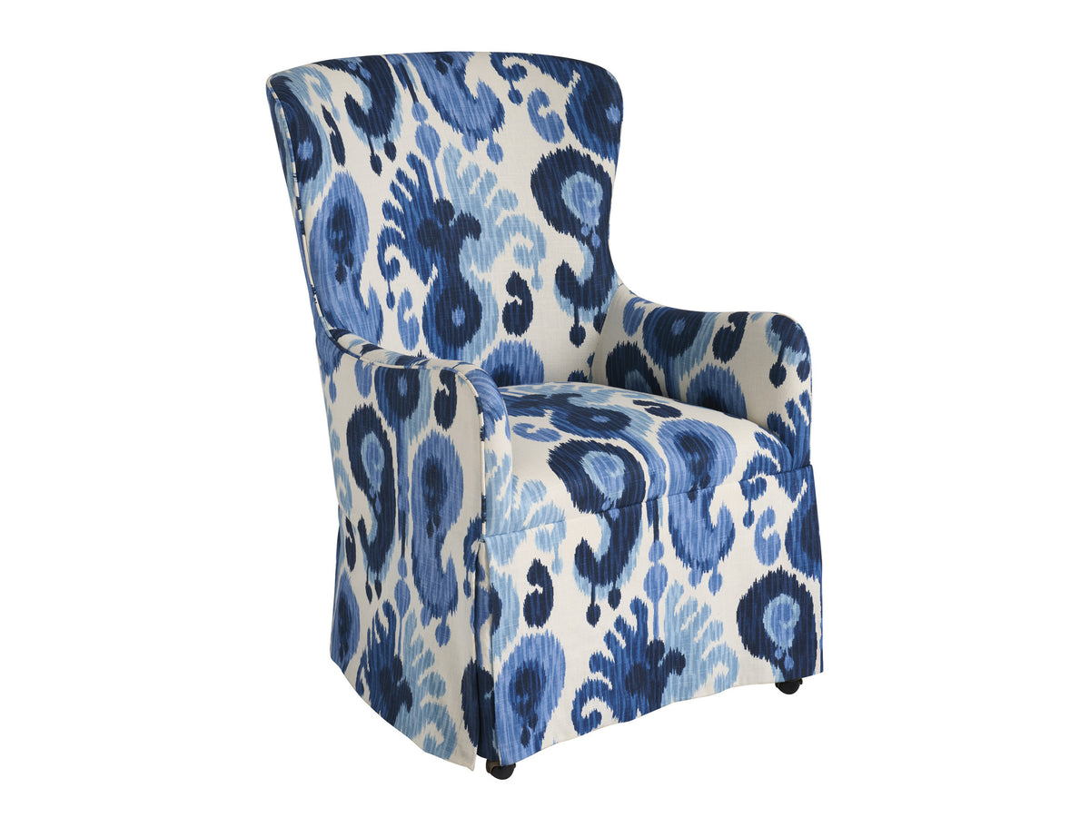 Customizable Aliso Upholstered Host Chair W/Casters