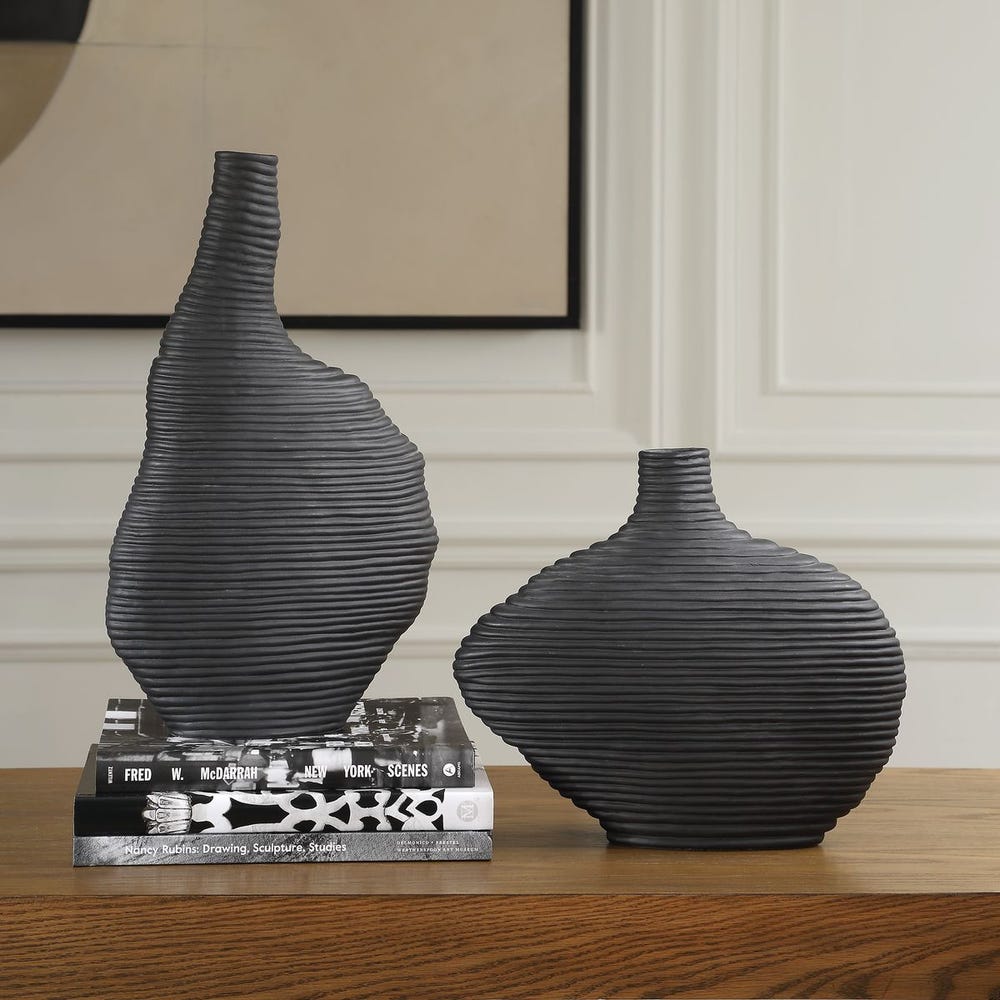 Duo Stacked Vases, Set of 2