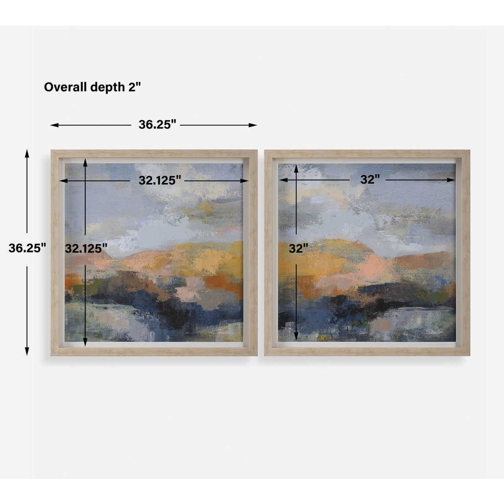 Dusk Framed Prints, Set of 2