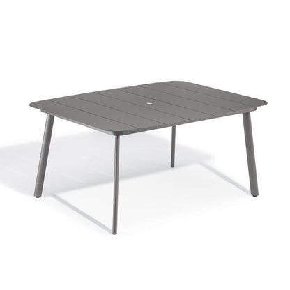 Eiland All-Aluminum 63" Rectangular Dining Table