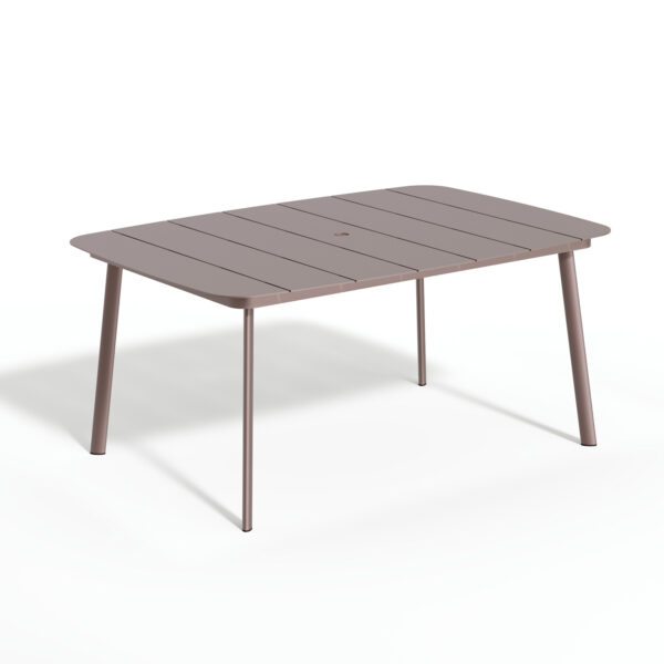 Eiland All-Aluminum 63" Rectangular Dining Table
