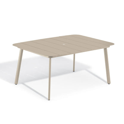 Eiland All-Aluminum 63" Rectangular Dining Table