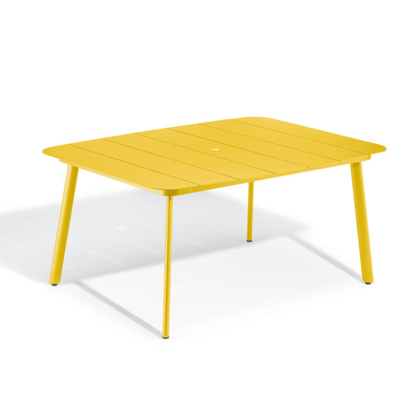Eiland All-Aluminum 63" Rectangular Dining Table