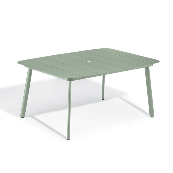 Eiland All-Aluminum 63" Rectangular Dining Table