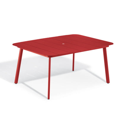 Eiland All-Aluminum 63" Rectangular Dining Table