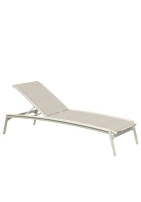 Elance Relaxed Sling Chaise Lounge Armless