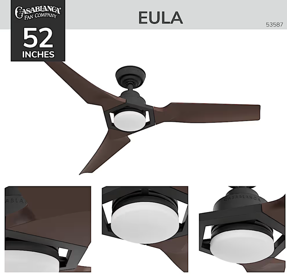 Hunter Casablanca Eula Outdoor ENERGY STAR DC With LED Light 52"