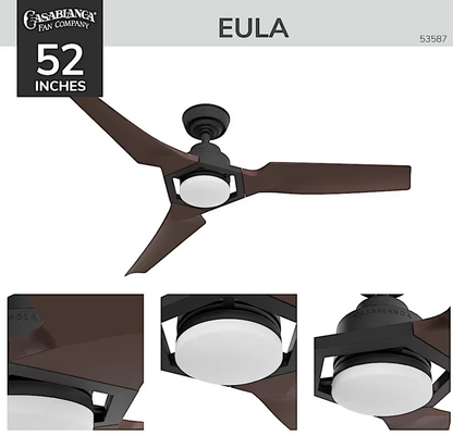 Hunter Casablanca Eula Outdoor ENERGY STAR DC With LED Light 52"