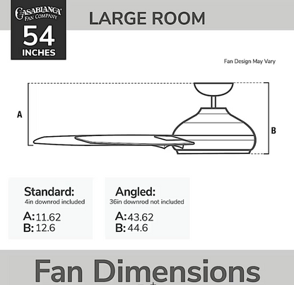 Hunter Casablanca Eula Outdoor ENERGY STAR DC With LED Light 52"