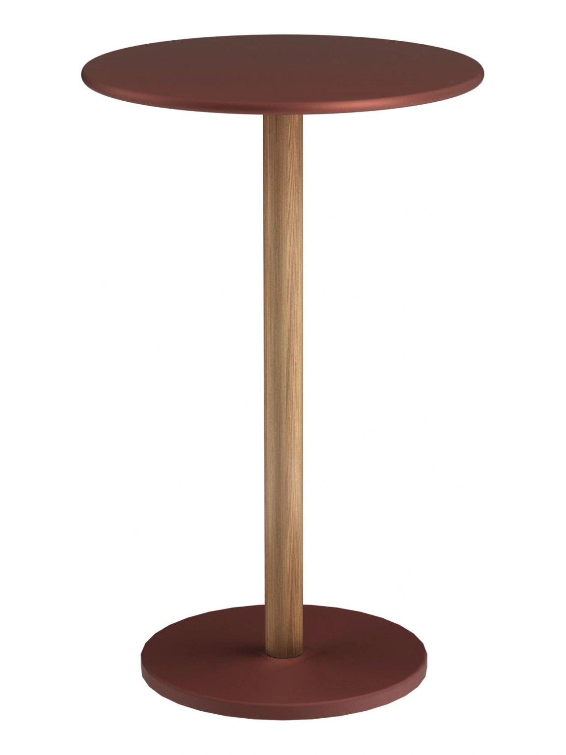 FLS Bergen 24" Round Bar Table - Aluminum