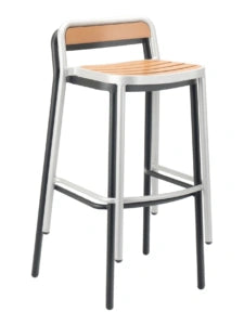 FLS Oval Barstool - Teak