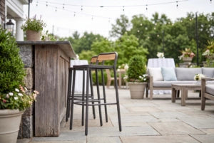 FLS Oval Barstool - Teak