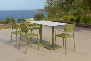FLS Oval Dining Armchair - Slotted