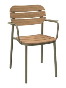 FLS Oval Dining Armchair - Teak