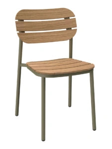 FLS Oval Dining Chair - Teak