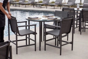 FLS String A Tex Dining Armchair