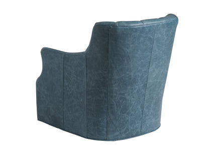Fenway Leather Swivel Chair