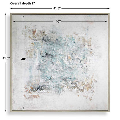 Find Me Here Framed Canvas