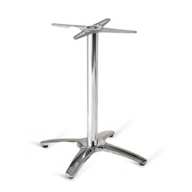 Four Prong Chrome Table Base 23" x 23"