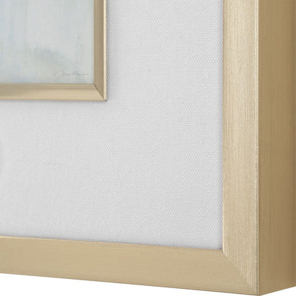 Fresh Start Framed Prints, Blue, Set of 6