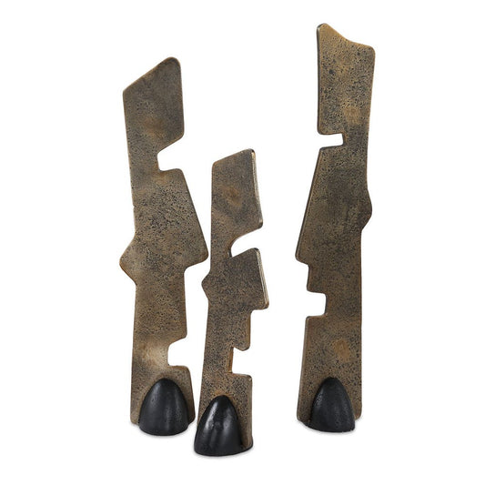 Geometric Echoes, Sculptures, Set of 3