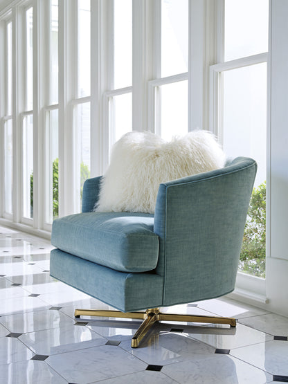 Graves Swivel Chair - Brass