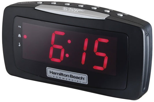 Hamilton Beach Commercial® With Easy To Read Display Clock Radio Model HCR330