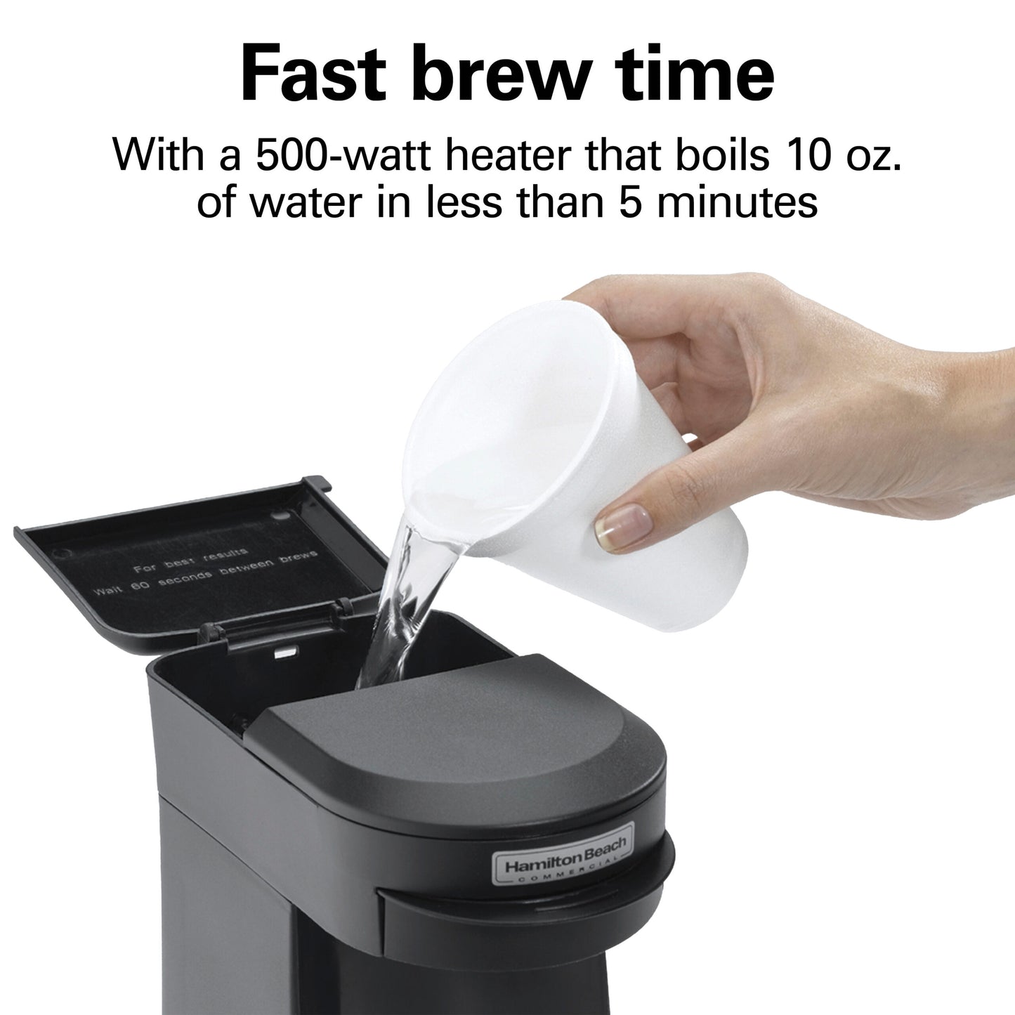 Hamilton Beach 1 Cup Pod Coffee Maker - Black