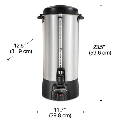 Hamilton Beach Coffee Urn 100 Cup Aluminum