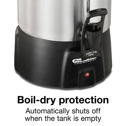 Hamilton Beach Coffee Urn 40 Cup Aluminum