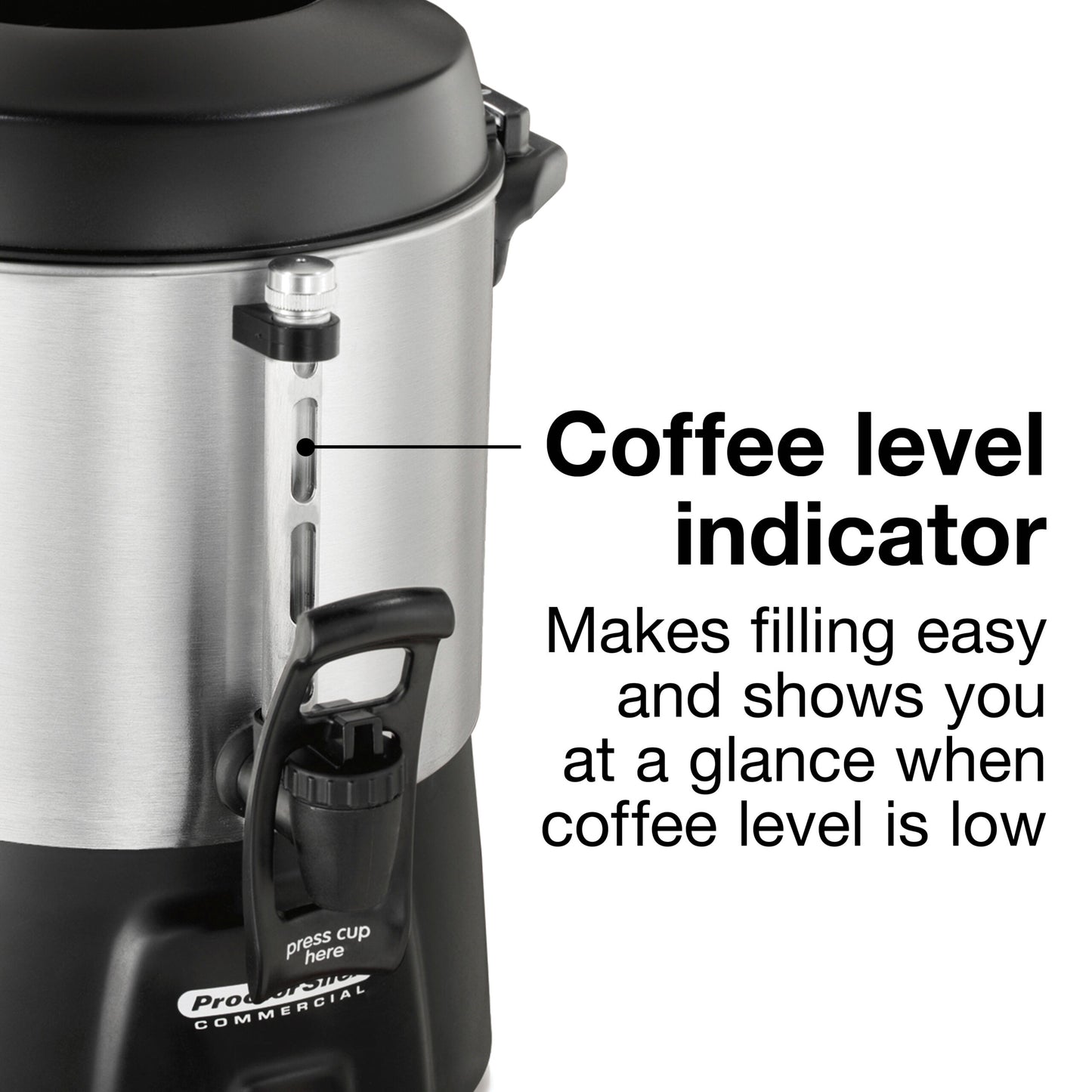 Hamilton Beach Coffee Urn 40 Cup Aluminum