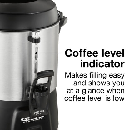 Hamilton Beach Coffee Urn 40 Cup Aluminum