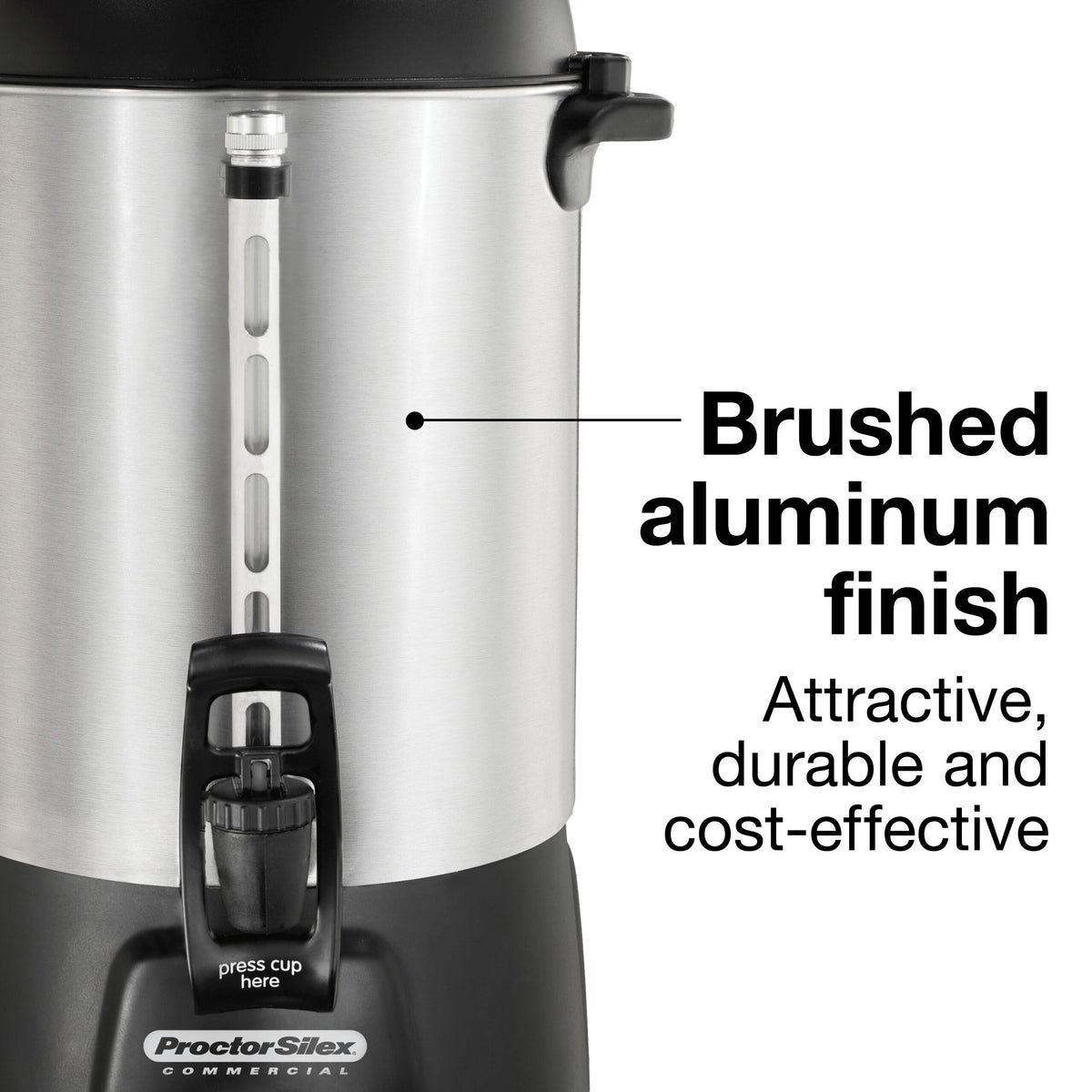 Hamilton Beach Coffee Urn 60 Cup Aluminum