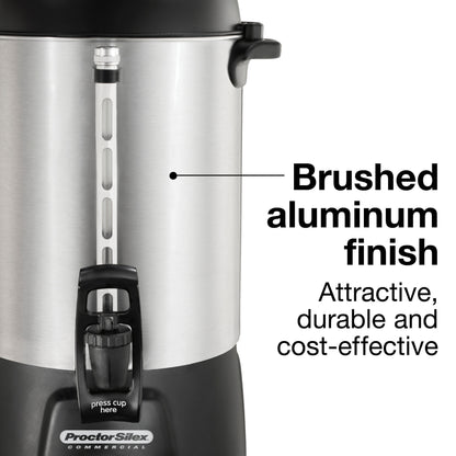 Hamilton Beach Coffee Urn 60 Cup Aluminum