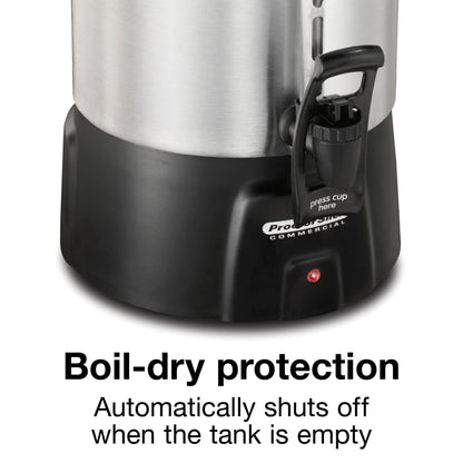 Hamilton Beach Coffee Urn 60 Cup Aluminum