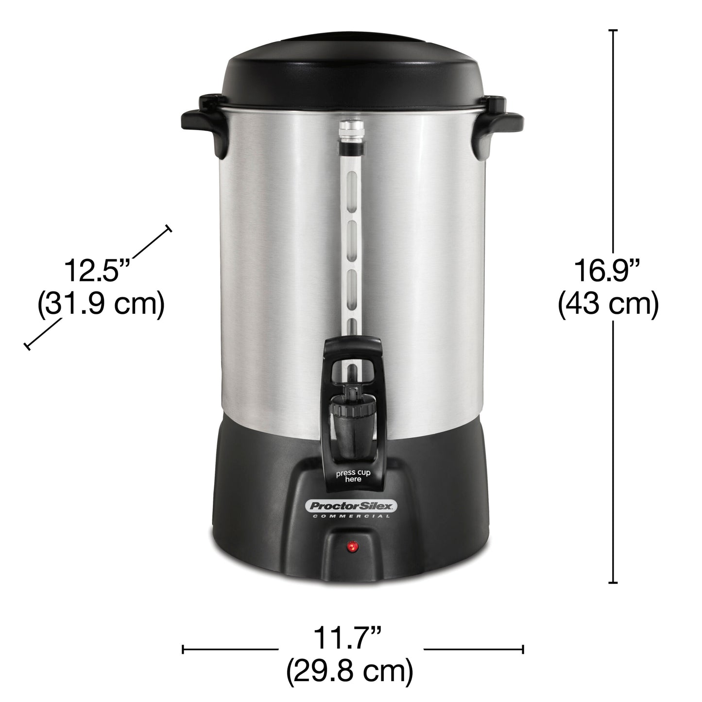 Hamilton Beach Coffee Urn 60 Cup Aluminum