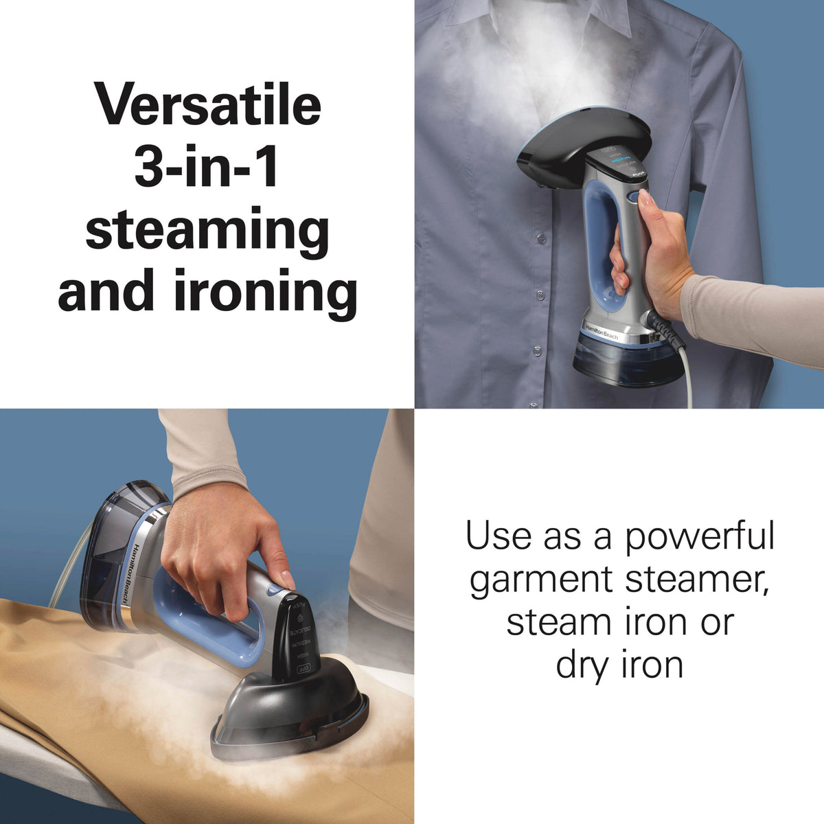 Hamilton Beach Durathon 3-In-1 Steamer / Iron
