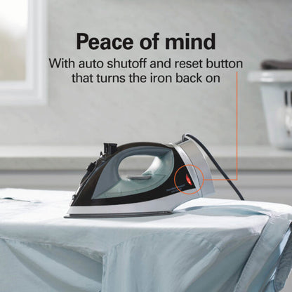 Hamilton Beach Nonstick Iron with Retractable Cord