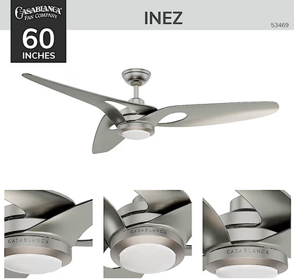 Hunter Casablanca Inez Outdoor ENERGY STAR DC with LED Light 60"